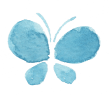 青い蝶
